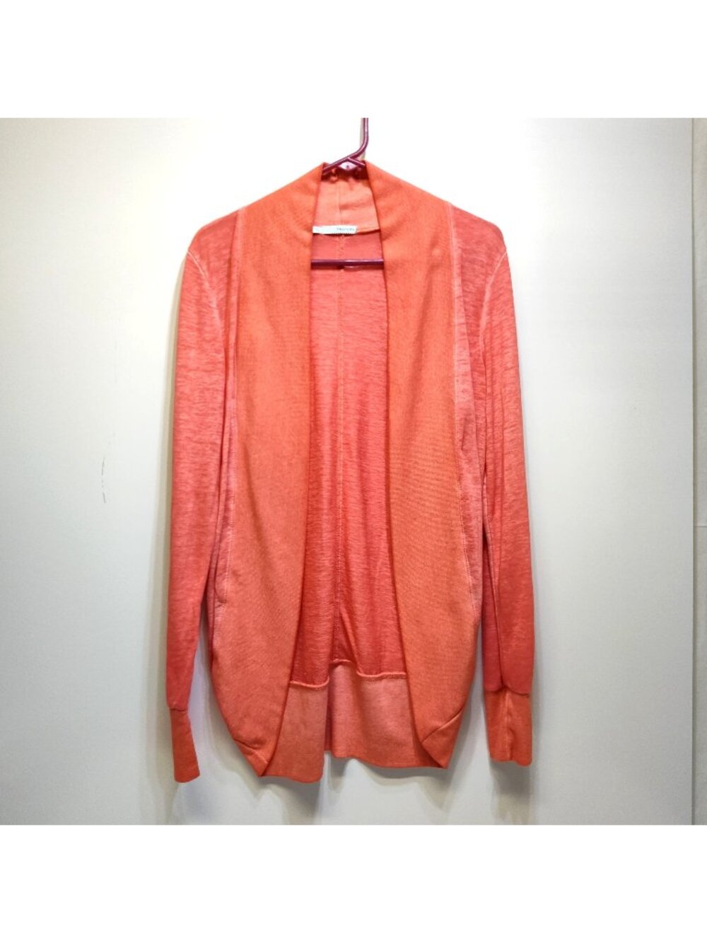 Maurices Coral Open Front Cardigan Sweater Cotton/Polyester Blend Women's Medium